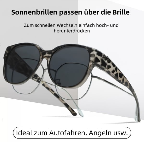 🔥Siste dagssalg 49% OFF😎Solbriller med UV400-beskyttelse, egnet for overbriller