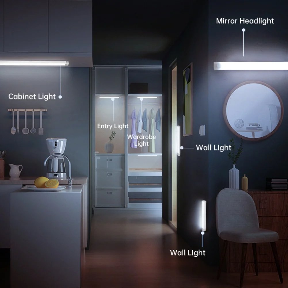 🔥Tilbydd - Smart sensor LED-nattlys, ingen boring nødvendig