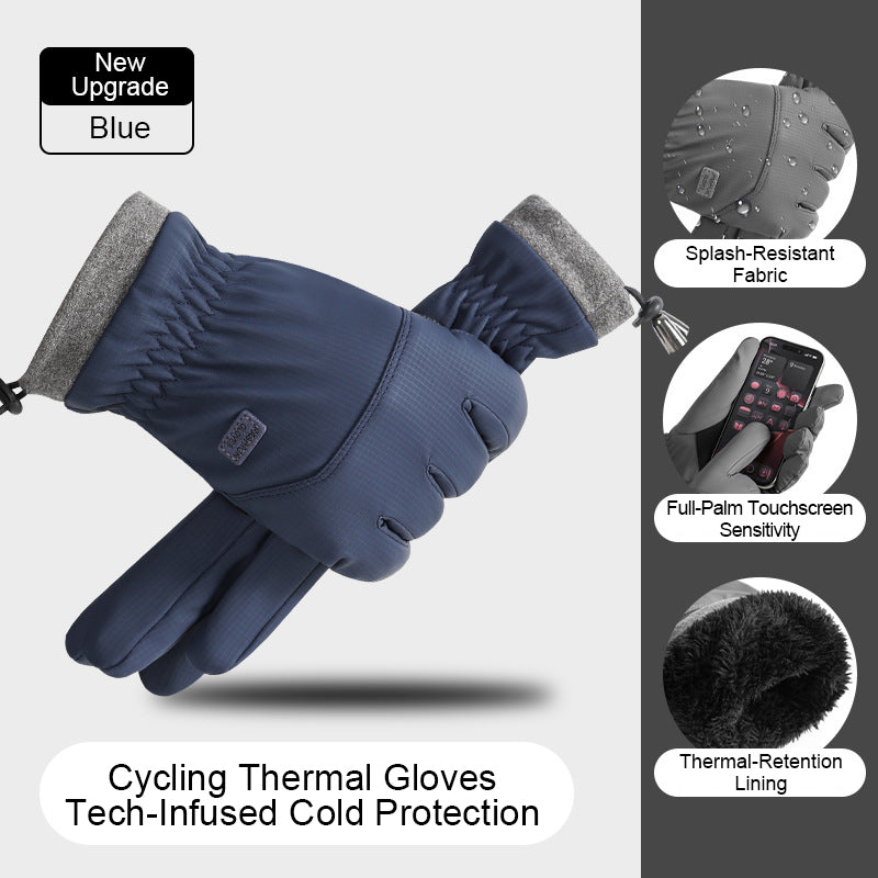 🧤✨ Winterhandschoenen met touchscreen – Fleece gevoerde waterdichte en winddichte handschoenen met volledige palm touch! ✨❄️