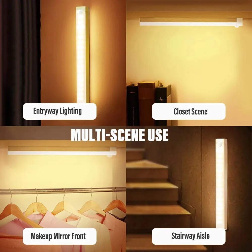 🔥Tilbydd - Smart sensor LED-nattlys, ingen boring nødvendig