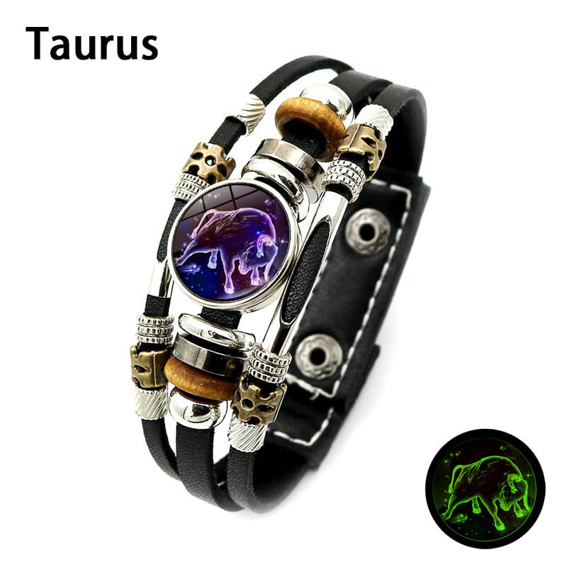 🌌 Armband med astrologiskt tecken som lyser upp i mörkret🌌