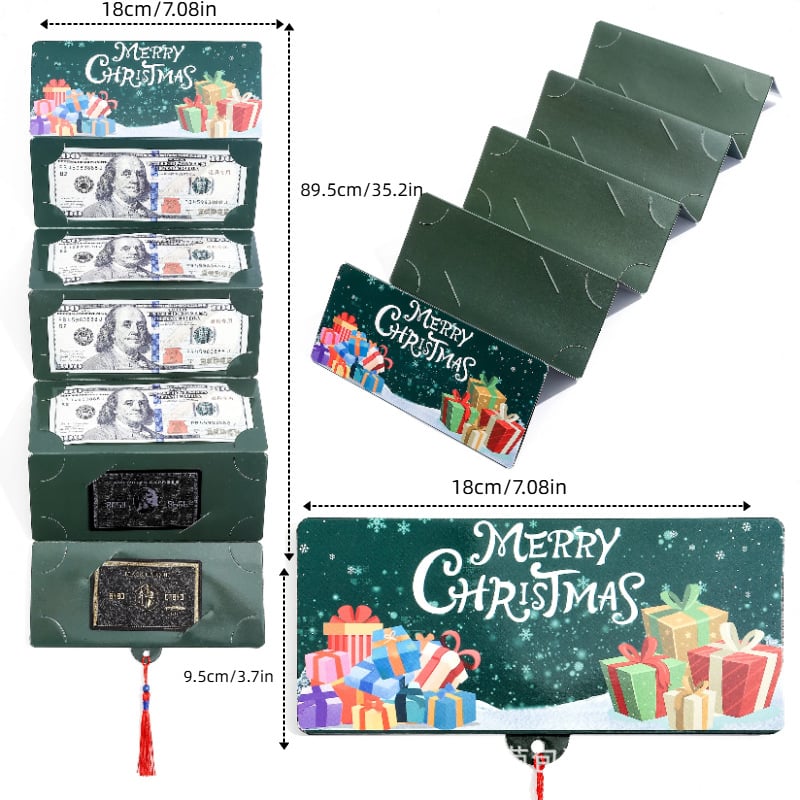 🎅Julesalg – 49 % rabatt🎁 Kreativ, sammenleggbar julekonvolutt du kan lage selv🔥