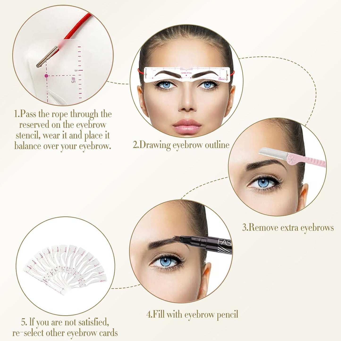 🔥2025 Nyeste🔥Brow Magic Pro - 3-sekunders sett med perfekte bryn (12 deler)