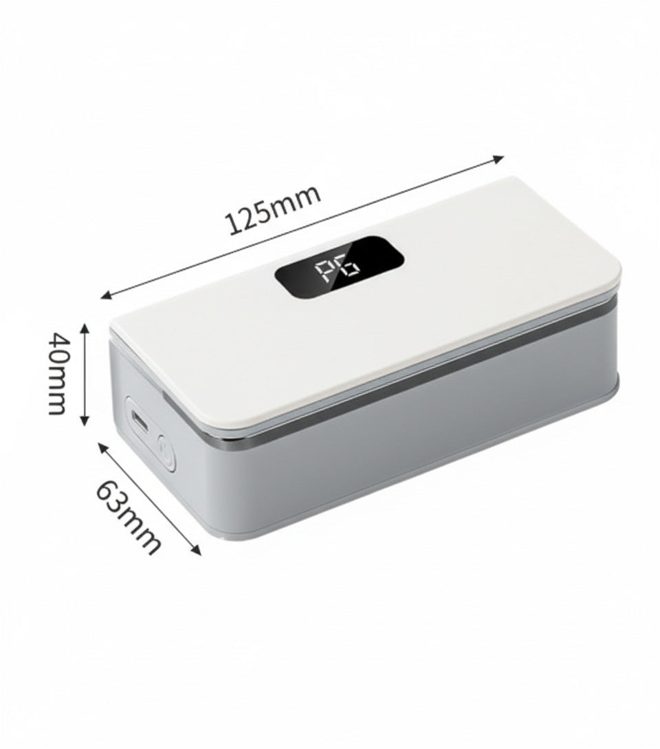 🟔 Bærbar USB-forseglingsmaskin med to funksjoner – forsegling og åpning, LED-display med 6 innstillinger