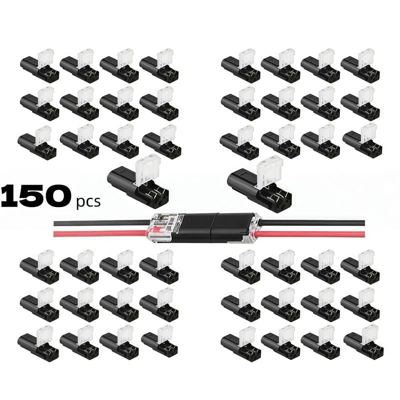 Rask kabelforbindelse🔌Dobbel kabelforbindelse LED-lyskjedeforbindelser 2 pinner