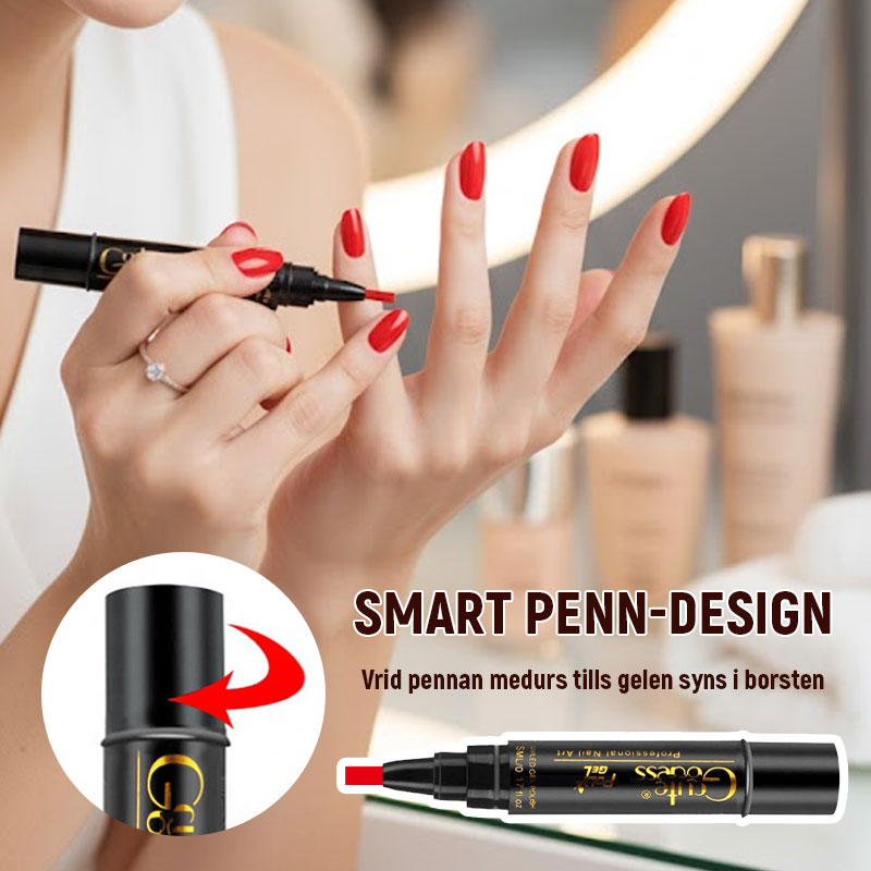 Enstegslim Tre-i-ett Nagellackpenna