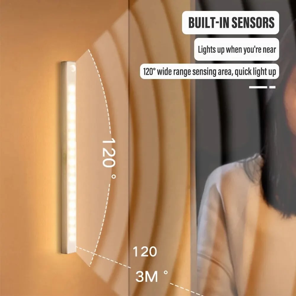 🔥Tilbydd - Smart sensor LED-nattlys, ingen boring nødvendig