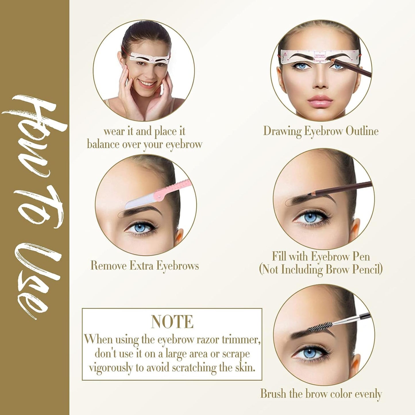🔥2025 Nyeste🔥Brow Magic Pro - 3-sekunders sett med perfekte bryn (12 deler)