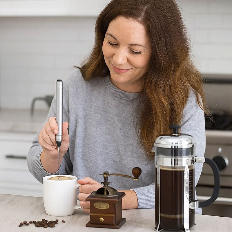 ☕ Håndholdt elektrisk melkeskummer og eggevisp
