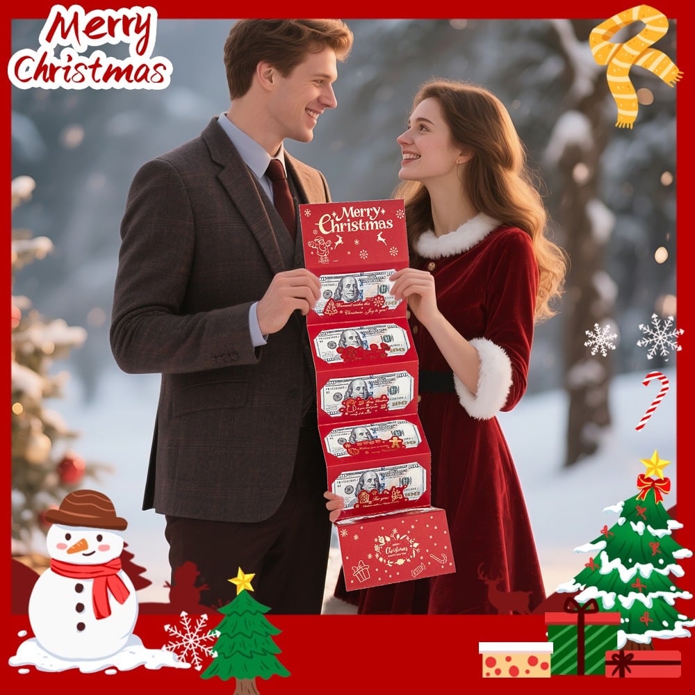 🎅Julesalg – 49 % rabatt🎁 Kreativ, sammenleggbar julekonvolutt du kan lage selv🔥