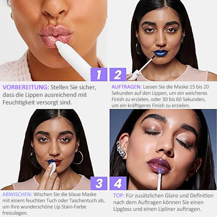 Varmt salg: 49 % rabatt💋 24-timers leppefarge, ingen etterbehandling
