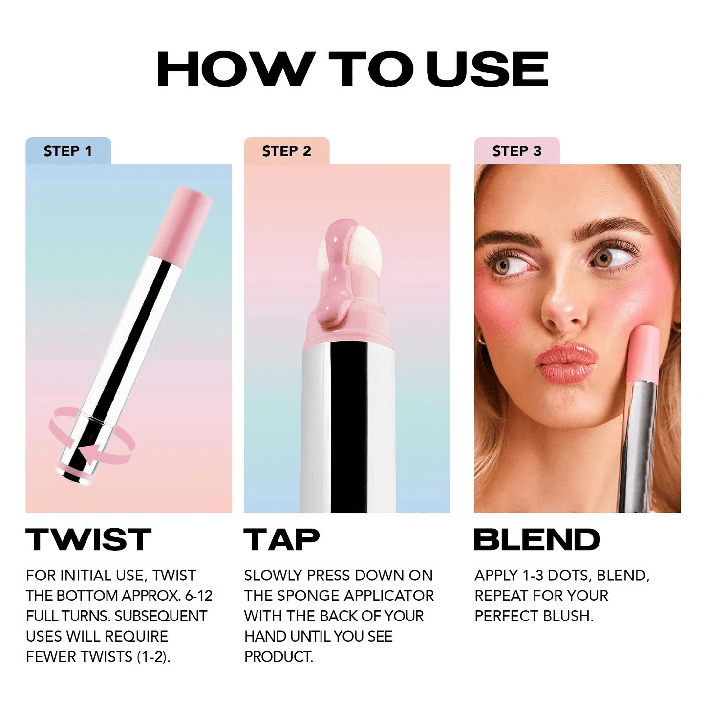 KJØP EN FÅ EN GRATIS!🔥Liquid Blush for kinnene