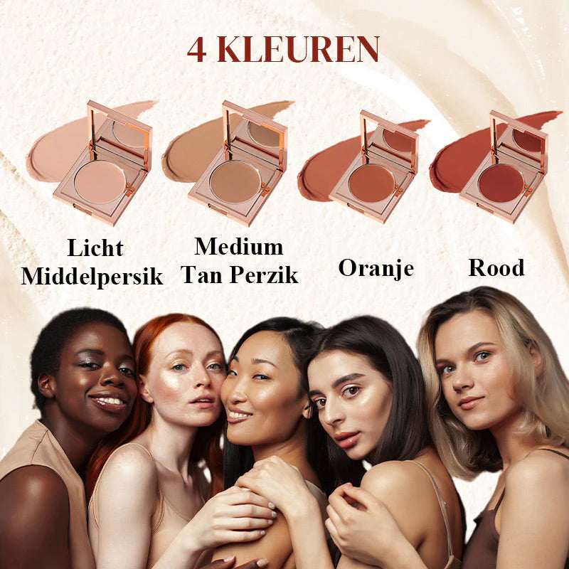 🎁Kjøp 1 få 1 gratis + gratis børste💜 Farget leire for korrigering under øynene