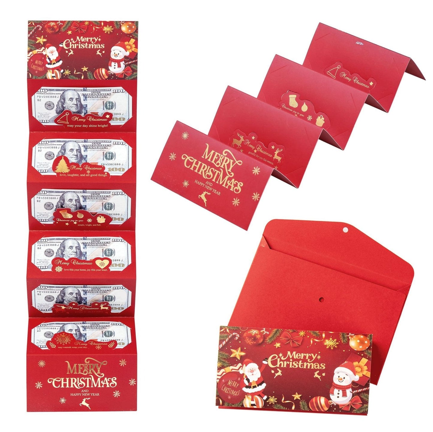 🎅Julesalg – 49 % rabatt🎁 Kreativ, sammenleggbar julekonvolutt du kan lage selv🔥