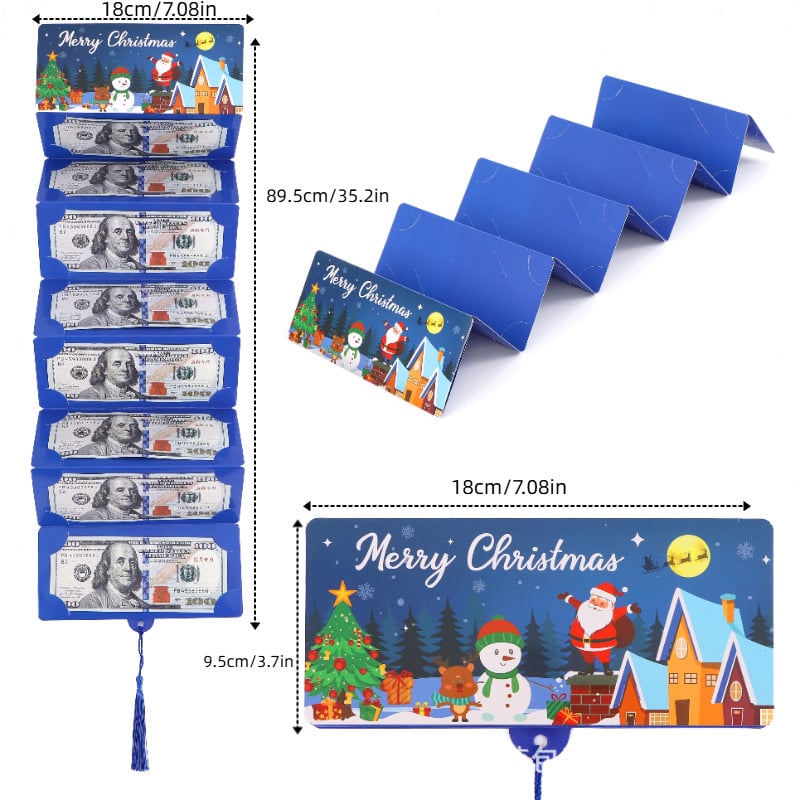 🎅Julesalg – 49 % rabatt🎁 Kreativ, sammenleggbar julekonvolutt du kan lage selv🔥