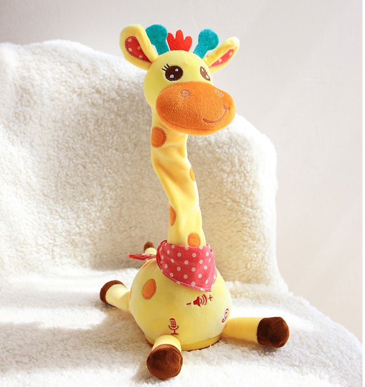 🎉 Den bestselgende musikalske sjiraffleken – synger, danser og gjentar det du sier! 🦒🎵🗣️