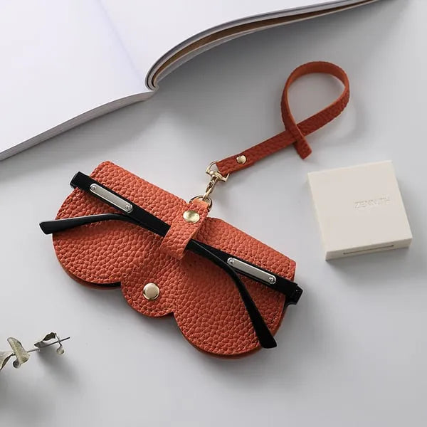 Solbriller i mykt PU-skinn Bag👓️