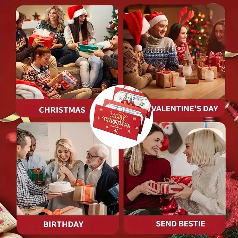 🎅Julesalg – 49 % rabatt🎁 Kreativ, sammenleggbar julekonvolutt du kan lage selv🔥