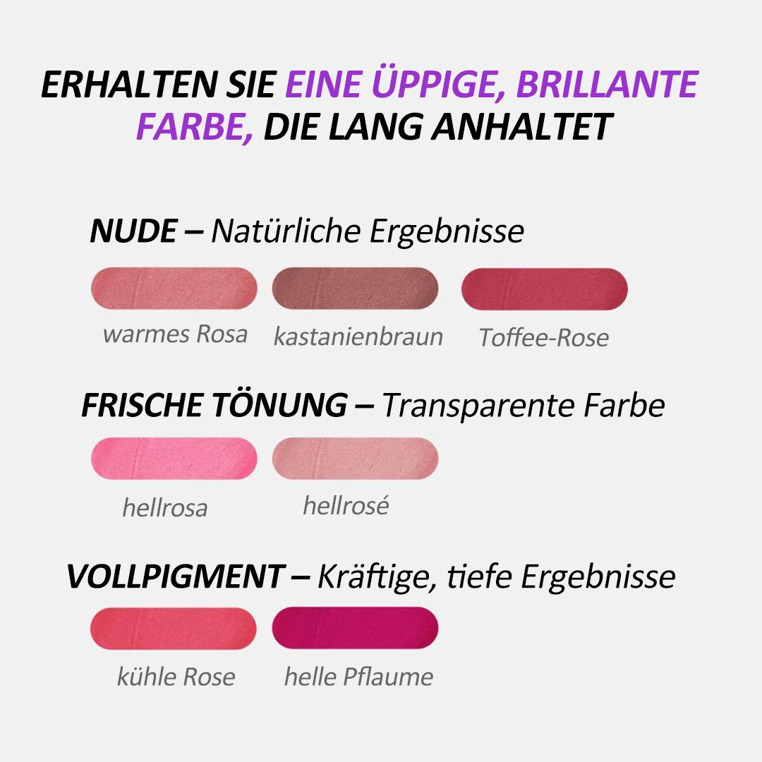 Varmt salg: 49 % rabatt💋 24-timers leppefarge, ingen etterbehandling