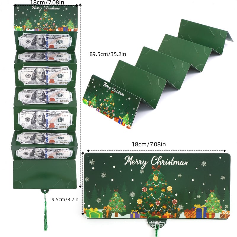 🎅Julesalg – 49 % rabatt🎁 Kreativ, sammenleggbar julekonvolutt du kan lage selv🔥
