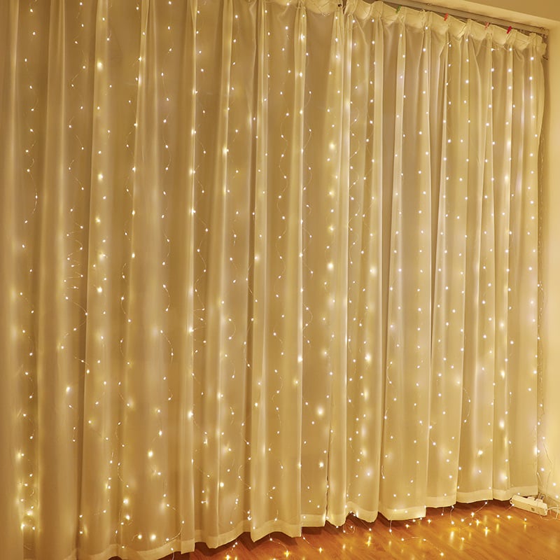 đTidlig julesalg 49 % rabattđ
LED-lyskjede, USB-drevet LED-lysgardin til gaveinnpakning