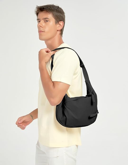 🔥Fasjonabel skulderveske i nylon i ensfarget design🔥