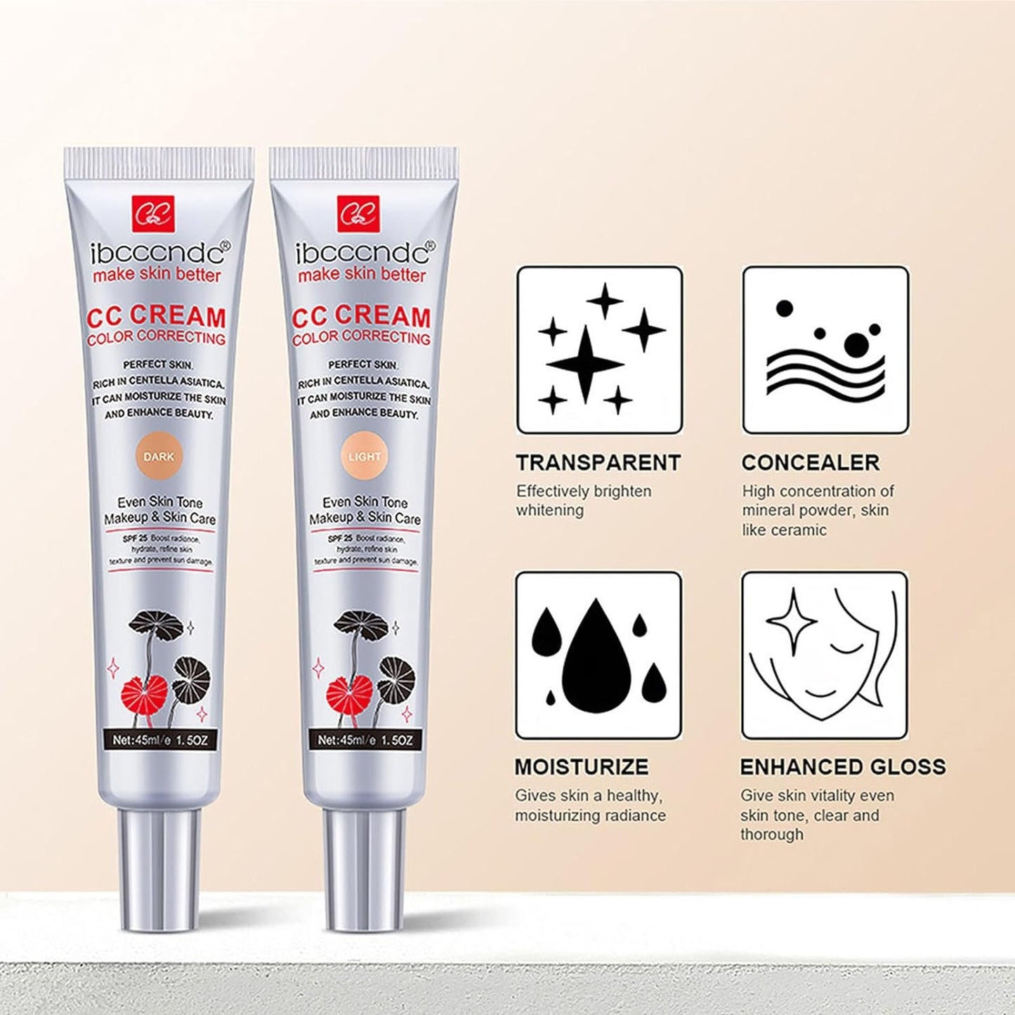 Hydrating CC Cream Foundation med Centella Asiatica❄️