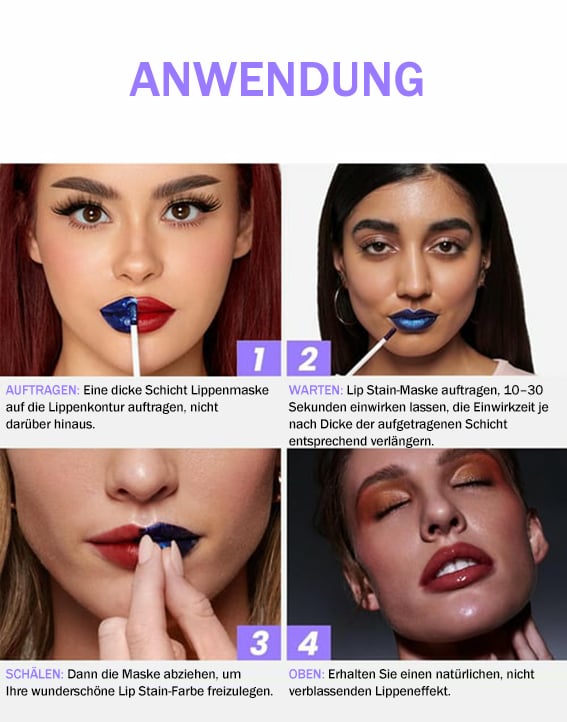Varmt salg: 49 % rabatt💋 24-timers leppefarge, ingen etterbehandling