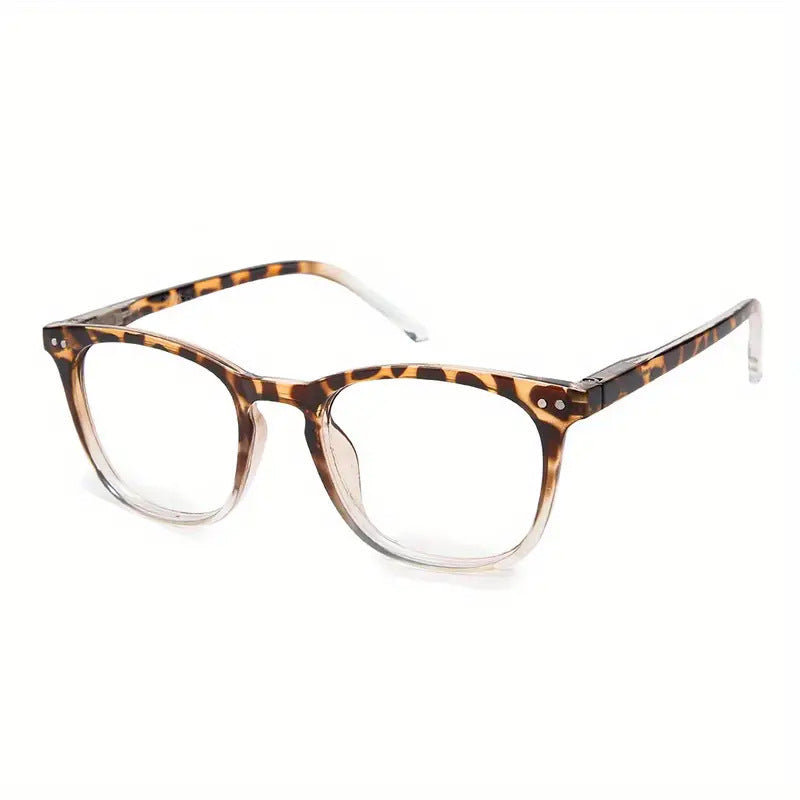 Sexy lesebriller med leopardmønster for kvinner mot blått lys