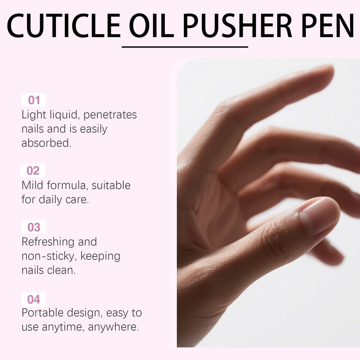 💅✨ Cuticle oil in pen form – portable moisture for dry cuticles and brittle nails with a lavender scent! ✨🖊️