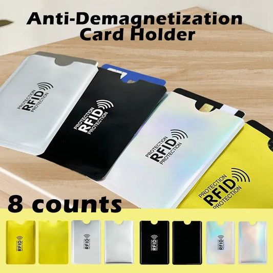 🛡️ Sett med 8 stk. RFID-blokkerende hylser