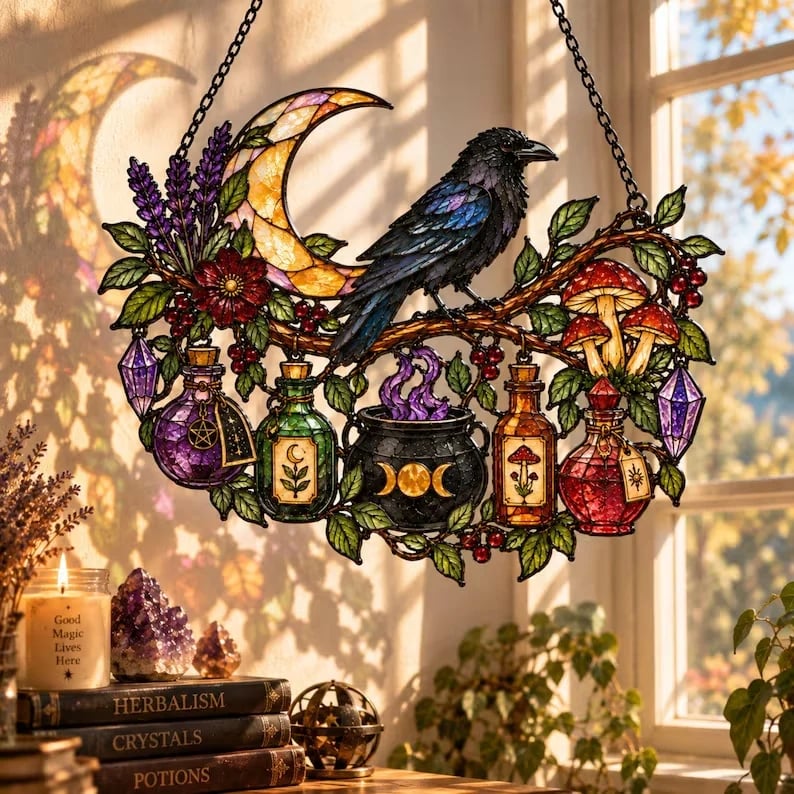🔥Siste dag med 49 % rabatt – 🖤🐦‍⬛Raven Witch solfanger