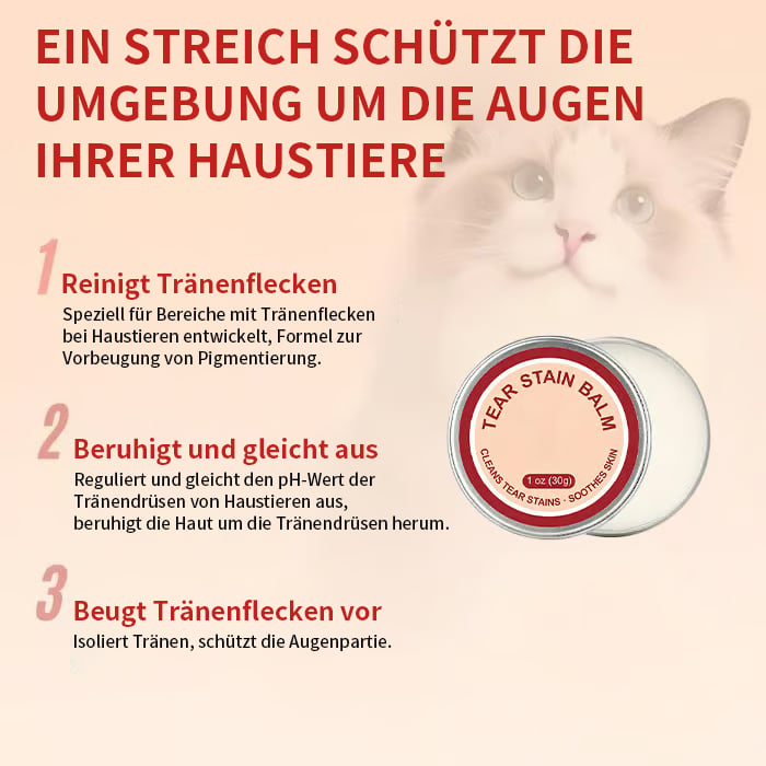 👀✨PET Tåreflekkbeskyttelseskrem og børstesett 🐱🐶 for hunder og katter