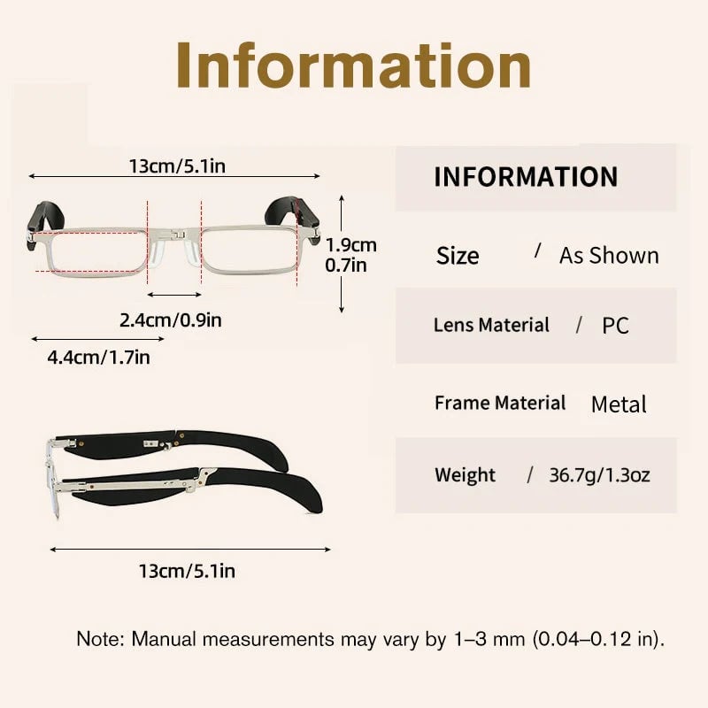 (🎁49 % rabatt på siste dag)👓 Sammenleggbare lesebriller med blålysfilter og etui