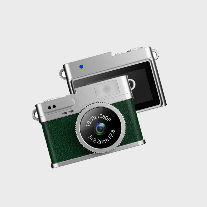 📸✨ Retro Mini Camera – Kompakt smykkekamera med vintage-design for skarpe, spontane fotominner! ✨🎞️