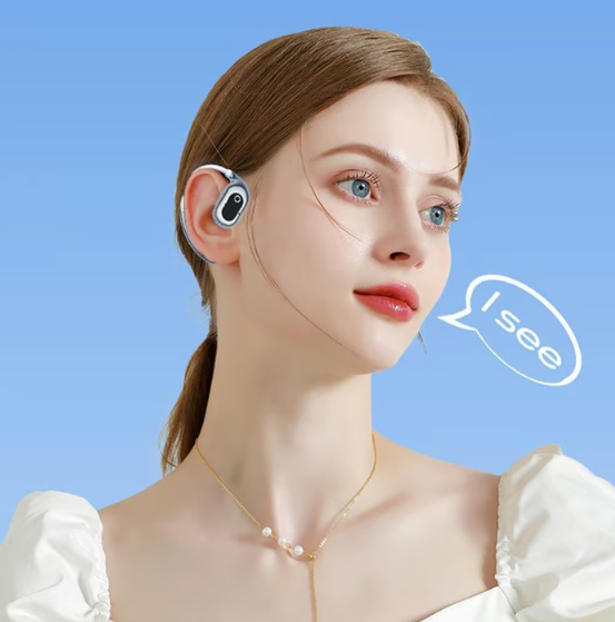MS190 oversettelseshøretelefoner, støtter sanntidsoversettelse på 156 språk via app, Bluetooth 5.3-høretelefoner