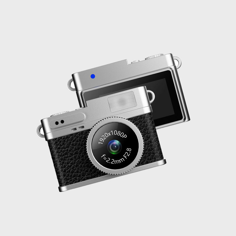 📸✨ Retro Mini Camera – Kompakt smykkekamera med vintage-design for skarpe, spontane fotominner! ✨🎞️