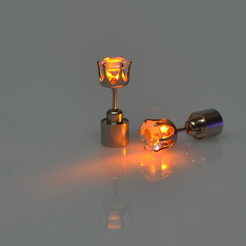 🌟✨ LED-lysende øredobber – Glødende diamanttiara-øreringer til fester og festivaler! ✨👑