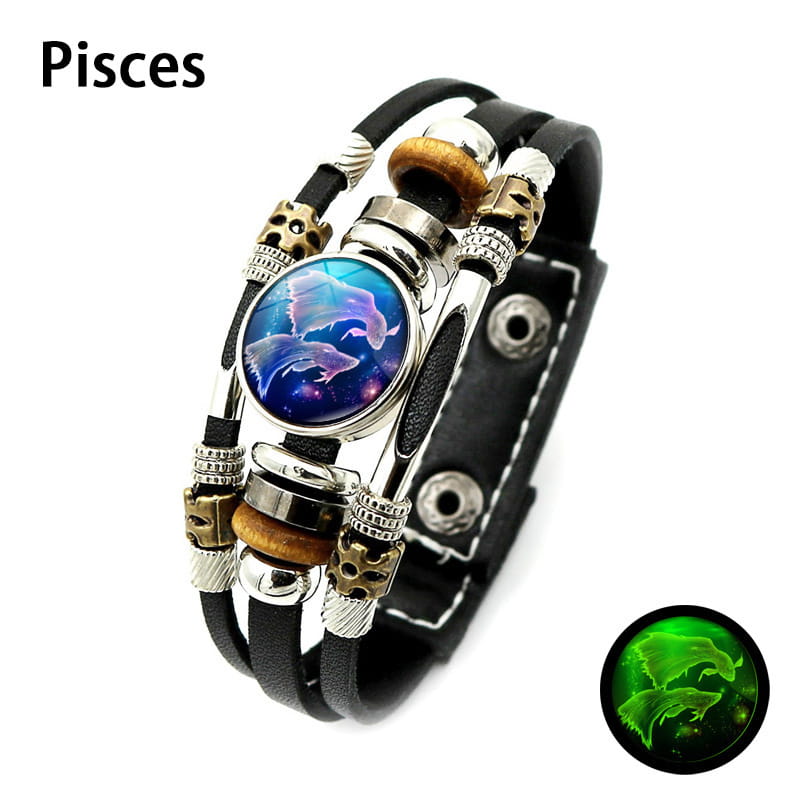 🌌 Armband med astrologiskt tecken som lyser upp i mörkret🌌