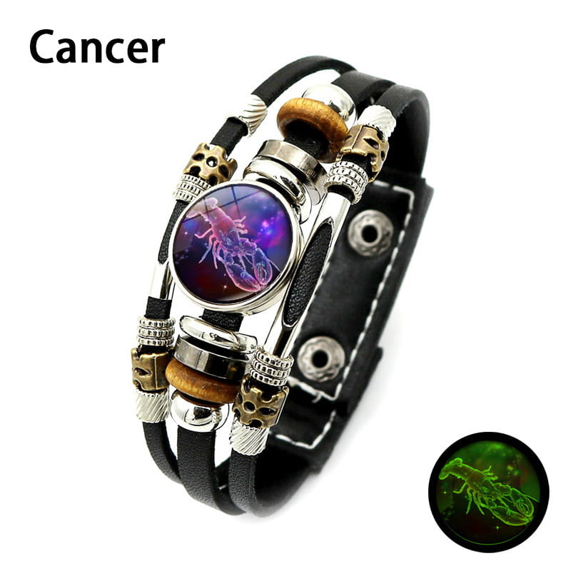 🌌 Armband med astrologiskt tecken som lyser upp i mörkret🌌