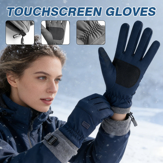 🧤✨ Winterhandschoenen met touchscreen – Fleece gevoerde waterdichte en winddichte handschoenen met volledige palm touch! ✨❄️