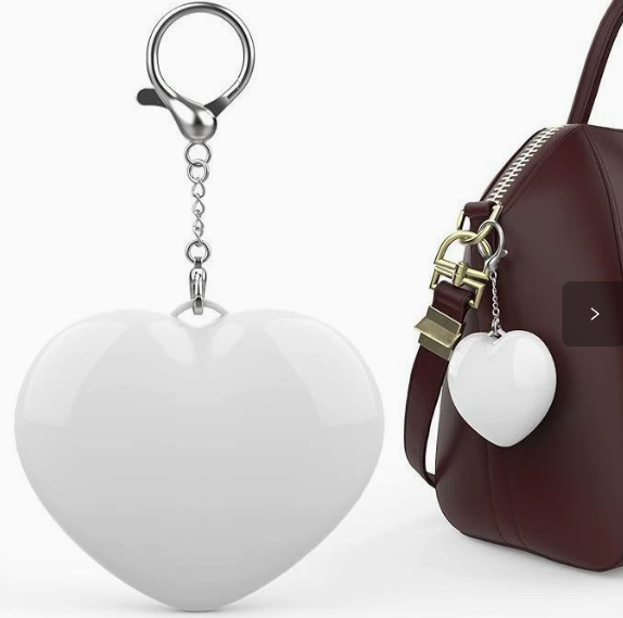 💖✨ Lett lommebok i hjerteform – Berøringsfølsom LED-oppbevaringspose med hjerte- og sirkelmotiver! ✨👛