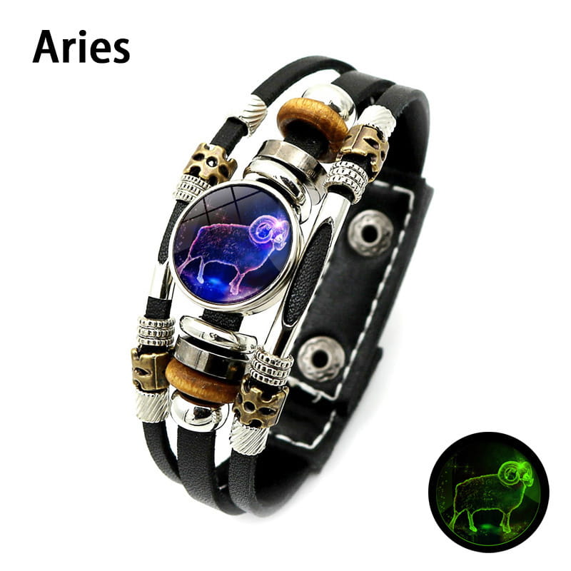 🌌 Armband med astrologiskt tecken som lyser upp i mörkret🌌