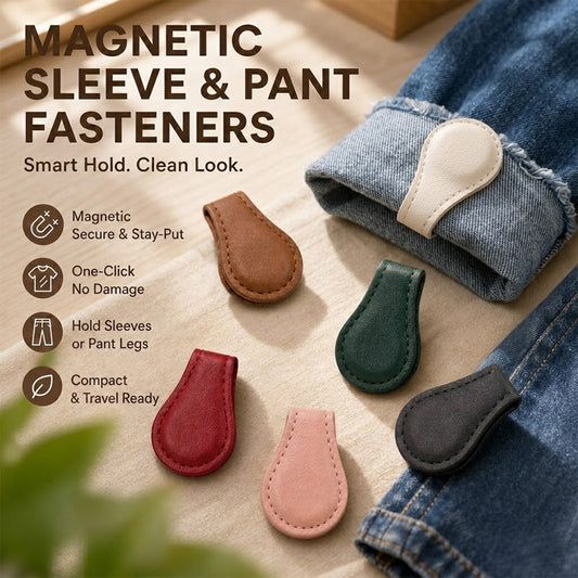 🧲👕 Magnetiske erme- og faldjusteringer