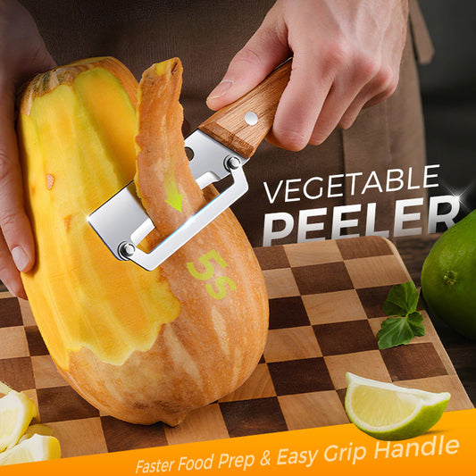 🥕 KJØP 2, FÅ 1 GRATIS! 🔥 Multifunksjonell grønnsaksskreller til kjøkkenet – blad i rustfritt stål, ergonomisk håndtak og perfekt til frukt og grønnsaker ✨