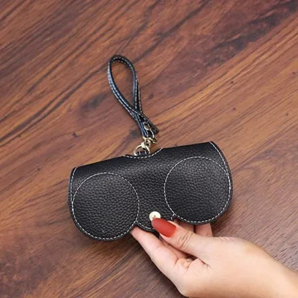 Solbriller i mykt PU-skinn Bag👓️