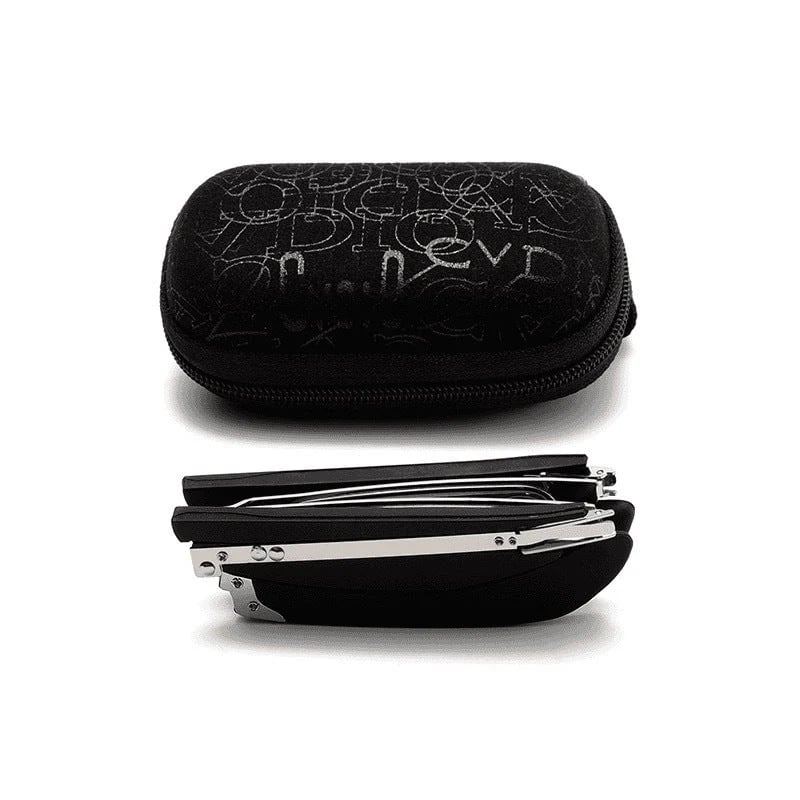 (🎁49 % rabatt på siste dag)👓 Sammenleggbare lesebriller med blålysfilter og etui