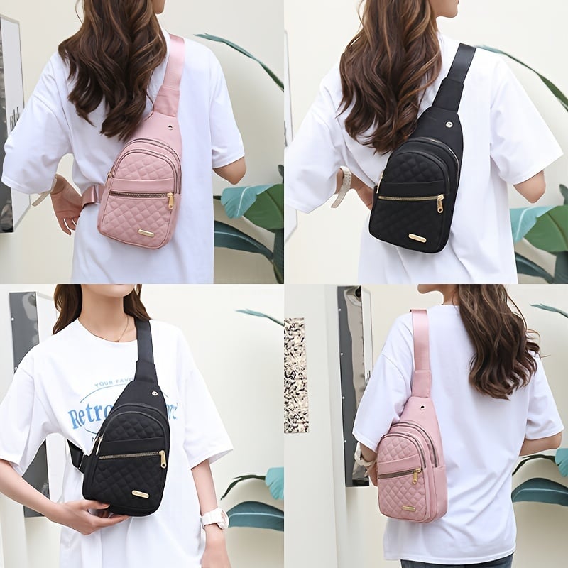 🔥🎒 Stilig crossbody-veske til dame