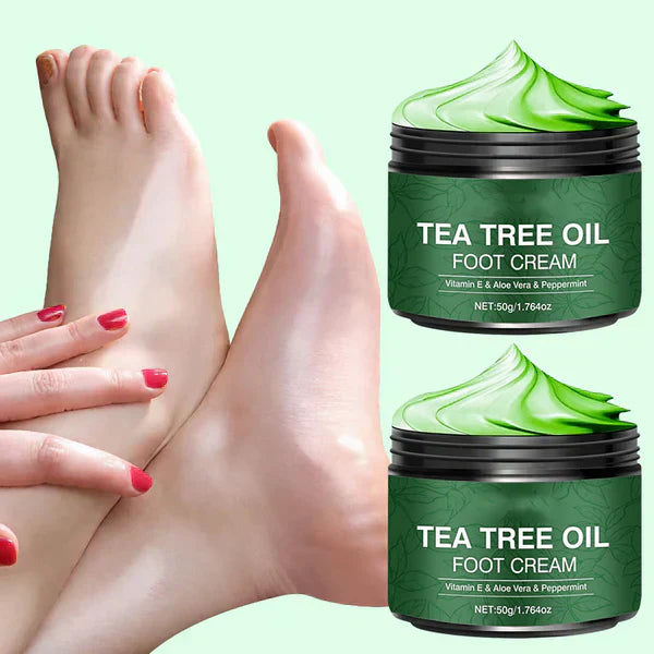 🥳 Bestselger og hetselger i 2026! 🥳 💞 Over 50 000 solgt! ✨ 💝 Beroligende fotkrem med aloe vera og tea tree