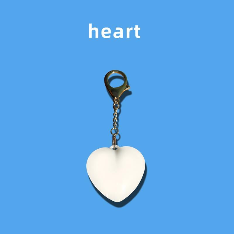 💖✨ Lett lommebok i hjerteform – Berøringsfølsom LED-oppbevaringspose med hjerte- og sirkelmotiver! ✨👛
